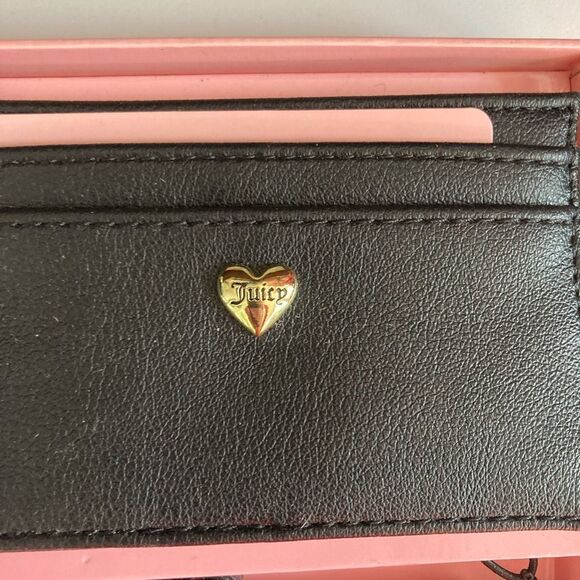 Juicy Couture NWT 2 Piece Set wristlet and card holder❤️❤️ Gift Set❤️❤️ - Picture 10 of 10